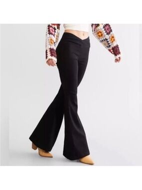 FREE PEOPLE WE THE FREE VENICE FADED BLACK FLARE JEANS SIZE 26